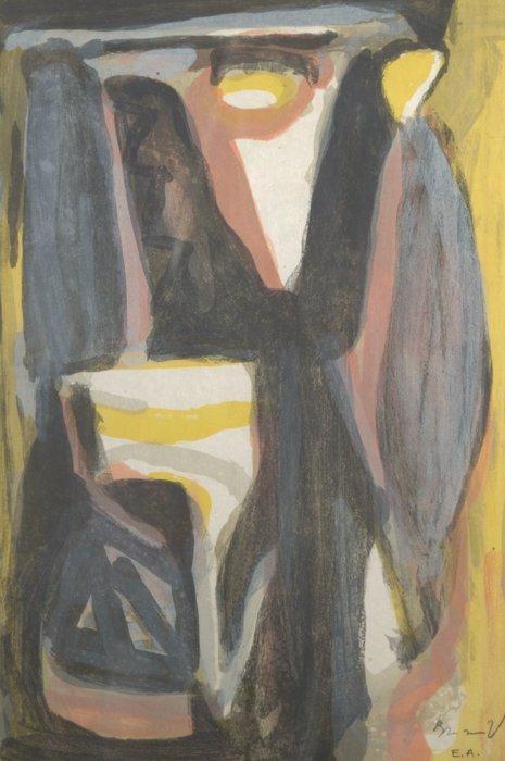 Bram van Velde (1895-1981) - Composition, Antiek en Kunst, Kunst | Designobjecten