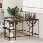 vidaXL Bureau 139x139x75 cm bewerkt hout gerookt, Huis en Inrichting, Bureaus, Verzenden, Nieuw