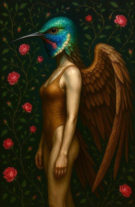 yamila velazquez - Mujer pájaro XL (Sin reserva), Antiek en Kunst, Antiek | Overige Antiek