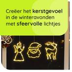 Kerstverlichting Raam Rendier + Kerstengel + Kerstman -, Diversen, Kerst, Verzenden, Nieuw