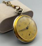Junghans - Astra Taschenuhr Handaufzug, vergoldeter Rand,, Nieuw