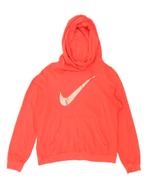 NIKE Womens Oversized Graphic Hoodie Jumper UK 16 Large Pink, Kleding | Dames, Verzenden, Nieuw