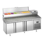 GGM Gastro | Pizza koelwerkbank Premium PLUS - 1980x700mm -, Zakelijke goederen, Horeca | Keukenapparatuur, Verzenden, Nieuw in verpakking