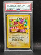 Pokémon - 1 Graded card - Birthday Pikachu 24 Foil - PSA 9, Hobby en Vrije tijd, Verzamelkaartspellen | Pokémon, Nieuw