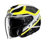HJC F31 Ceron Zwart Wit Geel Jet Helmet, Nieuw met kaartje, S, Heren, Verzenden