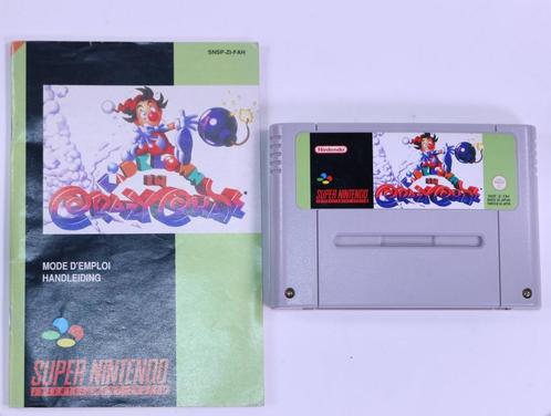 SNES - Kid Klown in Crazy Chase [met boekje], Spelcomputers en Games, Games | Nintendo Super NES, Ophalen of Verzenden