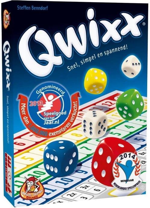 Qwixx - Dobbelspel | White Goblin Games - Dobbelspellen, Hobby en Vrije tijd, Gezelschapsspellen | Bordspellen, Nieuw, Verzenden