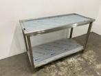 Verstevigd RVS Werktafel met Lekrand, Ophalen of Verzenden, Nieuw in verpakking, RVS Meubilair