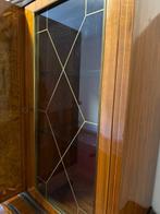 Kabinet - Knoesthout - Elegante vitrinekast, Antiek en Kunst