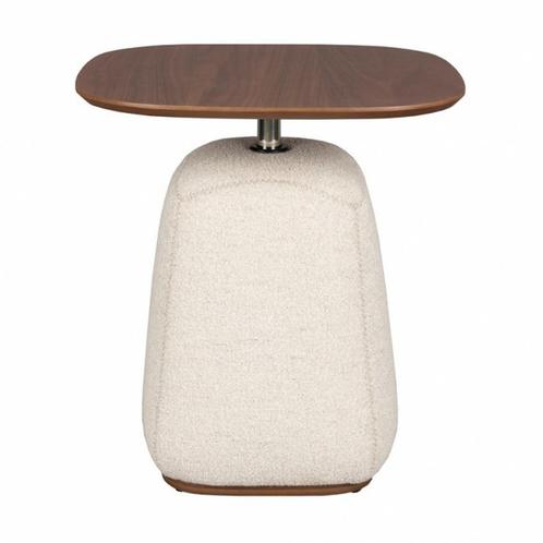 *WOONWINKEL* Dutchbone Shelly Design Bijzettafel Walnoot Off, Huis en Inrichting, Tafels | Bijzettafels, Nieuw, Verzenden