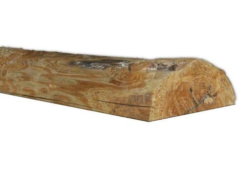 Douglas halfronde palen geschild | Doorsnede 15/17 cm, Le..., Doe-het-zelf en Verbouw, Hout en Planken, Nieuw, Verzenden