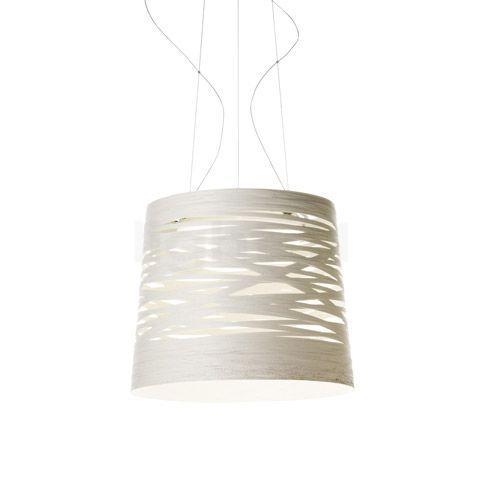 Foscarini Tress Hanglamp, wit (Hanglampen, Binnenlampen), Huis en Inrichting, Lampen | Hanglampen, Nieuw, Verzenden