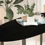 vidaXL Tafelblad 140x60x2 cm ovaal massief eikenhout, Huis en Inrichting, Tafels | Eettafels, Verzenden, Nieuw