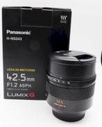 Panasonic LUMIX G 42.5mm f/1.2 Leica MFT Black OCCASION, Ophalen of Verzenden, Zo goed als nieuw