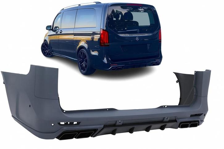 Achterbumper | Mercedes-Benz | V-klasse 2014-2021 5d bus W44, Auto-onderdelen, Carrosserie en Plaatwerk, Nieuw, Mercedes-Benz