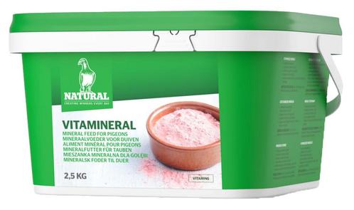 Vitamineral 2,5 kilo - Supplementen - Vogelvoer - Duiven, Dieren en Toebehoren, Vogels | Toebehoren, Nieuw, Verzenden