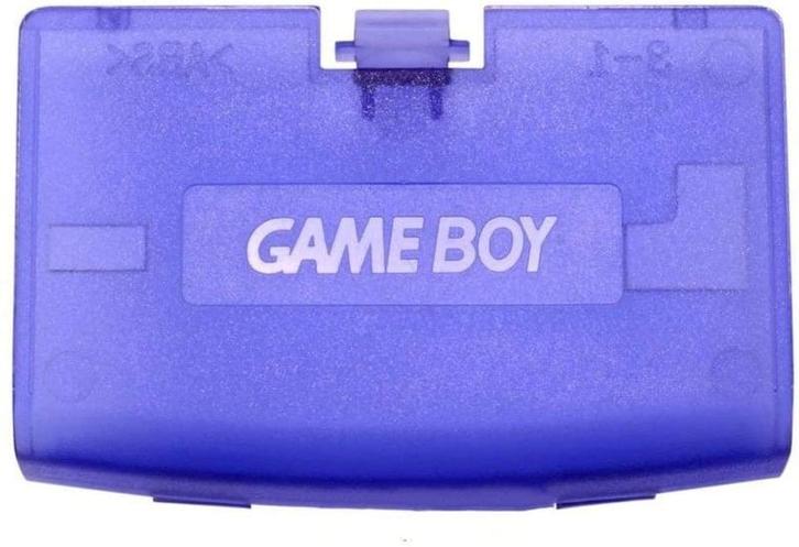 Game Boy Advance Batterijklepje Transparent Blauw (Third..., Spelcomputers en Games, Spelcomputers | Nintendo Game Boy, Zo goed als nieuw