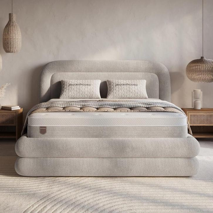 Opbergboxspring Halo Taupe, Kinderen en Baby's, Babywiegjes en Ledikanten