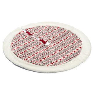 Kerstboomkleed | PEHA | Ø 90 cm (Wit/Rood), Diversen, Kerst, Nieuw, Verzenden