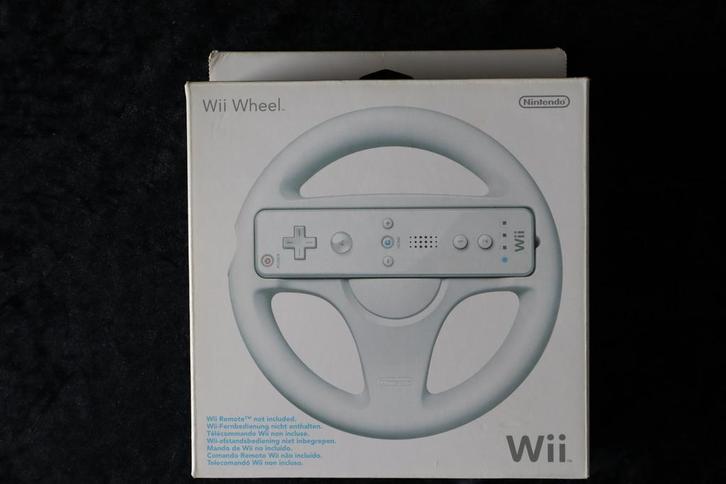 Nintendo WII Wheel Boxed White, Spelcomputers en Games, Spelcomputers | Nintendo Consoles | Accessoires, Verzenden