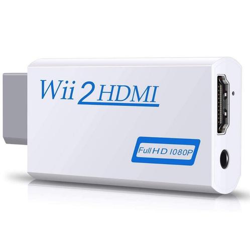 Wii HDMI adapter wit, Spelcomputers en Games, Spelcomputers | Nintendo Consoles | Accessoires, Verzenden
