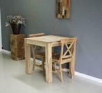 Vierkante tafel 150x150cm teakhout op voorraad bij Indoteak