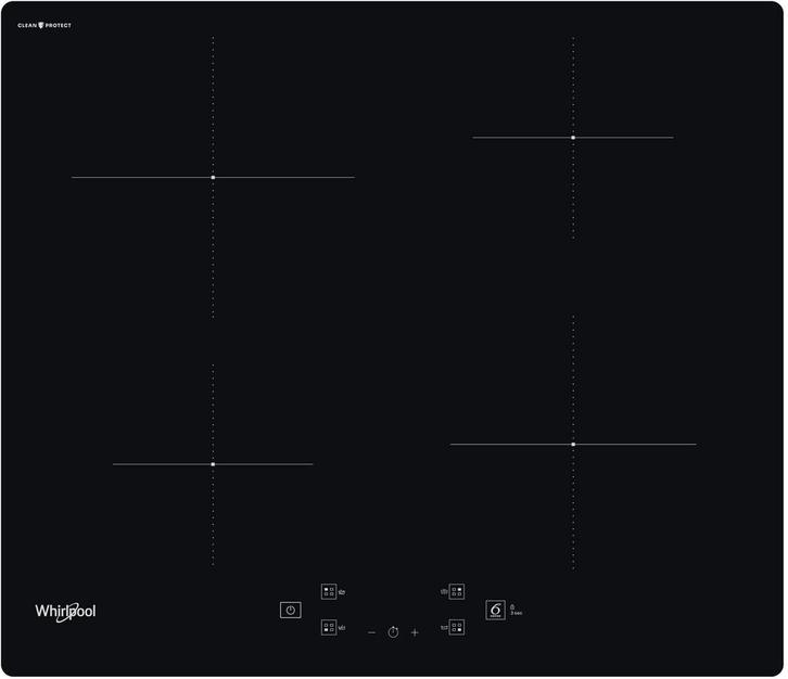 Whirlpool WS Q3560 CPNE inductie kookplaat met afzuiging inb, Witgoed en Apparatuur, Kookplaten, Inbouw, 4 kookzones, Energieklasse A of zuiniger