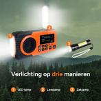 Noodradio - DAB+ - Opwindbaar met Zwengel - Zonnepaneel - BT, Audio, Tv en Foto, Ophalen of Verzenden, Nieuw, Radio