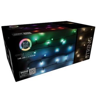 Standaard kersverlichting multi action | 19.8 meter, Diversen, Kerst, Nieuw, Verzenden