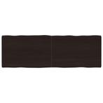 vidaXL Tafelblad natuurlijke rand 180x60x(2-6)cm eikenhout, Verzenden, Nieuw