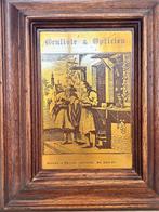 Lijst (2) - Hout, Koper - Gravures op koper, Antiek en Kunst