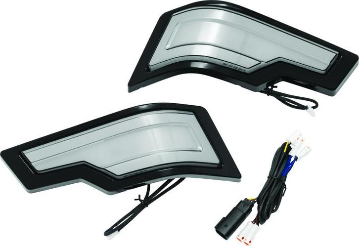 Kuryakyn Tracer Tour Pak Rear Lights Black Smoke Lens, Auto-onderdelen, Verlichting, Ophalen of Verzenden