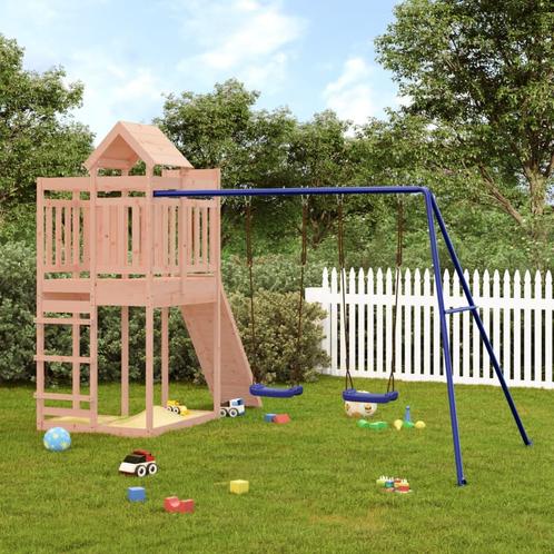 vidaXL Speelhuis massief douglashout, Kinderen en Baby's, Speelgoed | Buiten | Speeltoestellen, Nieuw, Verzenden