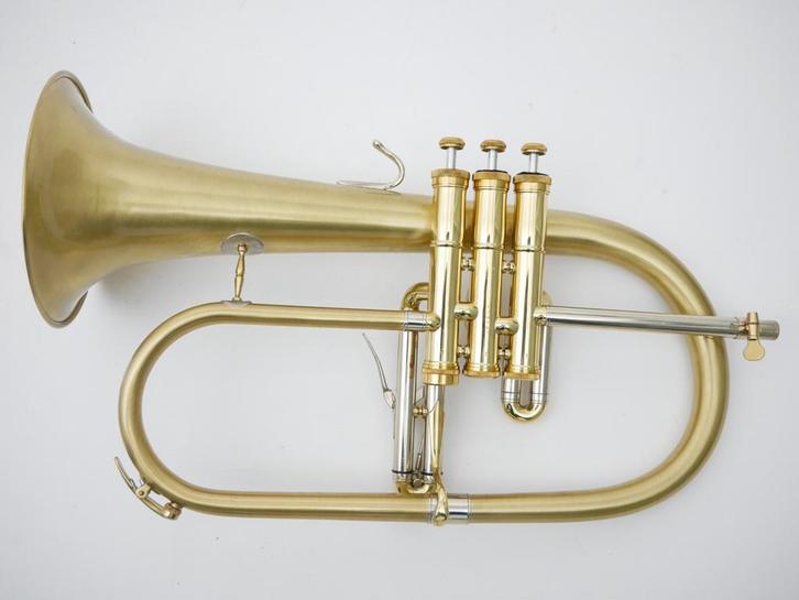 Bugel Adams Custom Serie F1 mat gebrushed en gelakt, Muziek en Instrumenten, Blaasinstrumenten | Trompetten, Gebruikt, Ophalen of Verzenden