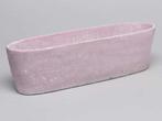 Cement bloempot ovaal Roze cement large 37,5x10x10,5 cm, Huis en Inrichting, Ophalen of Verzenden, Nieuw