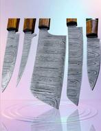 Keukenmes - Chefs knife - hout, olijfhout corain en met de, Antiek en Kunst