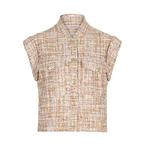 -20% Esqualo  Esqualo Gilet sp25-19008 sand  maat 42, Verzenden, Nieuw