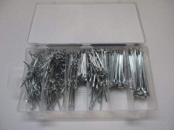 Veiling - Assortiment Splitpennen 555-delig, Doe-het-zelf en Verbouw, IJzerwaren en Bevestigingsmiddelen