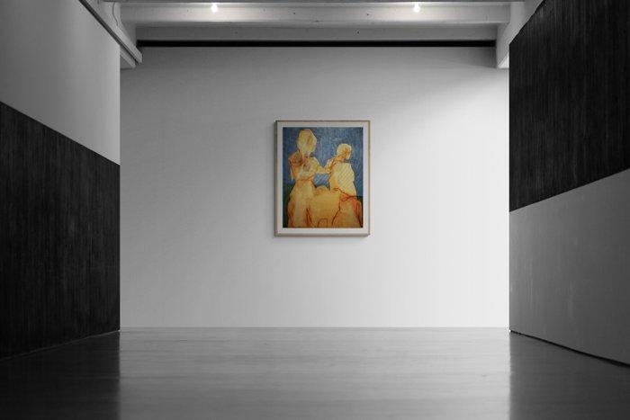 Mila Veljaca - Berührung, Antiek en Kunst, Kunst | Schilderijen | Modern