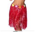 Hawaii Rokje Rood Met Bloemen 50 cm, Kleding | Dames, Carnavalskleding en Feestkleding, Nieuw, Ophalen of Verzenden