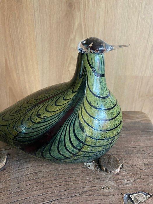 Nuutajärvi-Notsjö - Beeldje - Long tailed duck - Glas, Antiek en Kunst, Antiek | Glas en Kristal