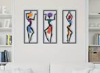 Wanddecoratie (3) - Afro-Italiaanse dans