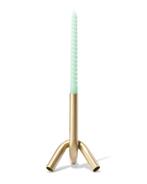 HEMA Kandelaar M metaal knot goud van €8.59 voor €5 sale, Huis en Inrichting, Woonaccessoires | Kandelaars en Kaarsen, Verzenden
