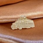 Gouden hanger van een vrachtwagen (Alle Gouden sieraden), Sieraden, Tassen en Uiterlijk, Ophalen of Verzenden, Gebruikt, Goud
