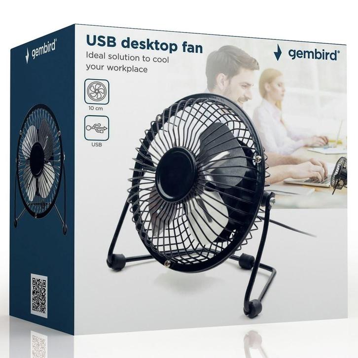 Gembird USB Desktop ventilator / Fan 10 cm Roze, Hobby en Vrije tijd, Elektronica-componenten, Nieuw, Ophalen of Verzenden