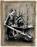 Elisée Skayzoo - Jeune femme à la brouette, Antiek en Kunst