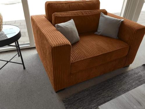 Loveseat Almere - loveseats - Cognac, Huis en Inrichting, Stoelen, Bruin, Nieuw, Stof