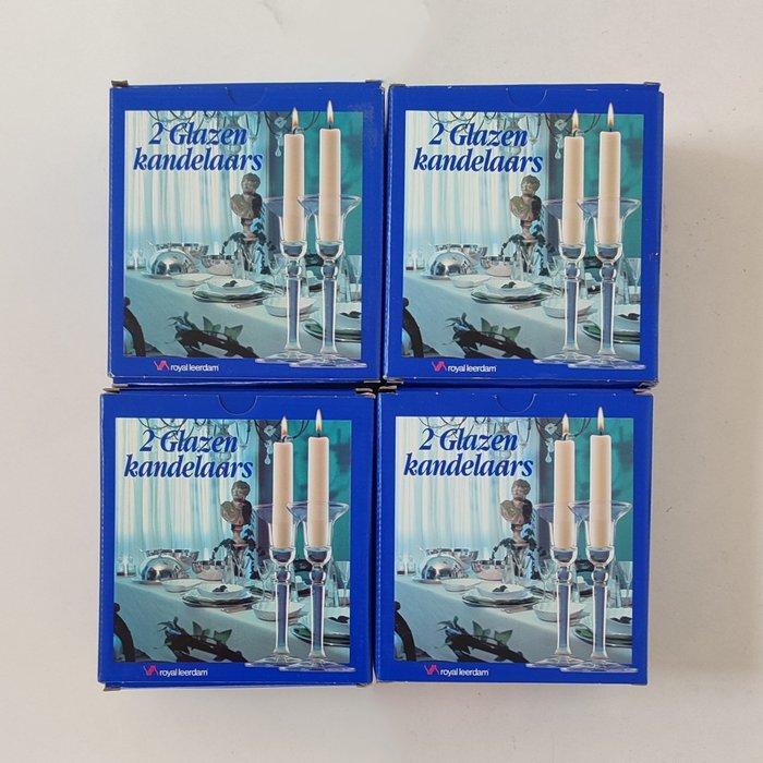 Glasfabriek Leerdam - Siem van der Marel - Kandelaar Decora, Antiek en Kunst, Antiek | Glas en Kristal