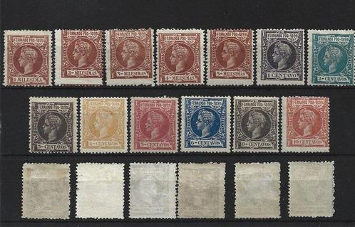 Fernando Poo 1899 - Alfonso XIII. Complete serie. zeldzaam -, Postzegels en Munten, Postzegels | Europa | Spanje