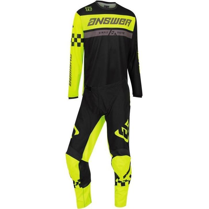 Crosspak Answer Arkon Octane  - Fluo Geel / Zwart, Motoren, Kleding | Motorkleding, Nieuw met kaartje, Motorcrosskleding, Verzenden